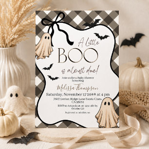 Invitation Une petite chouette est presque due à Halloween Ba