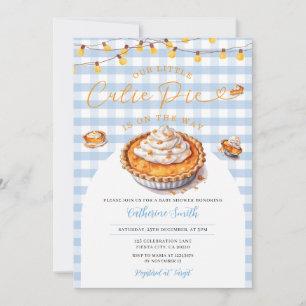 Invitation Une petite Cutie Pie est sur le chemin Baby shower