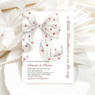 Invitation Une petite douceur Fête de bébé de genre neutre