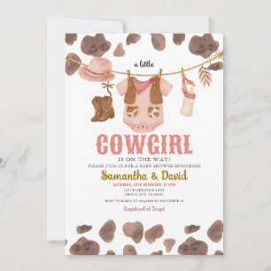 Invitation Une Petite Femme En Chemin Baby shower