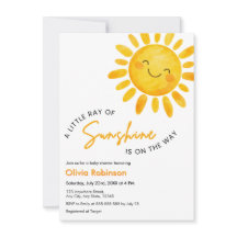 Une petite pluie de soleil Baby Shower