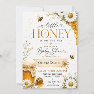 Invitation Une Petite Ruche De Miel Pour La Baby Shower