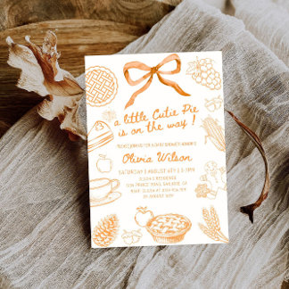 Invitation Une petite tarte à la croûte est sur le chemin Bab