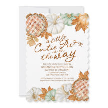Une petite tarte mignonne est en route Baby Shower
