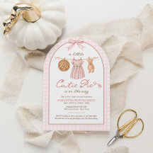 Une petite tarte mignonne est en route Baby Shower