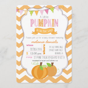 Invitation Une peu d'invitation de baby shower de fille de