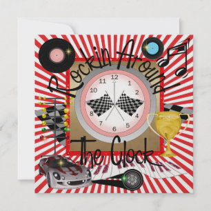 Invitation Une Royally Rockin' Racing Party - SRF