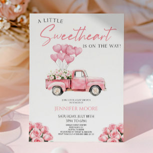 Invitation Une Saint-Valentin Petite Amour Bébé Shower
