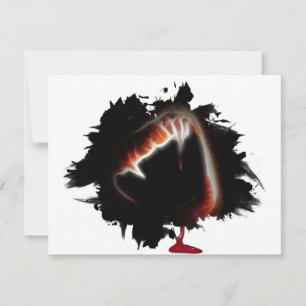Invitation Une Soirée Halloween : Le Baiser de la Mort d'un V