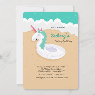 Invitation Unicorn Float