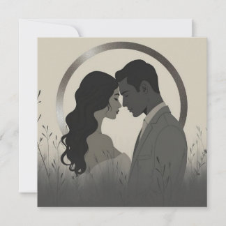 Invitation Union moderne minimale