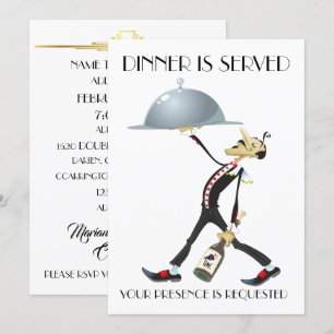 Invitation unique à un dîner / rassemblement