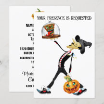 Invitation unique de collecte d'Halloween