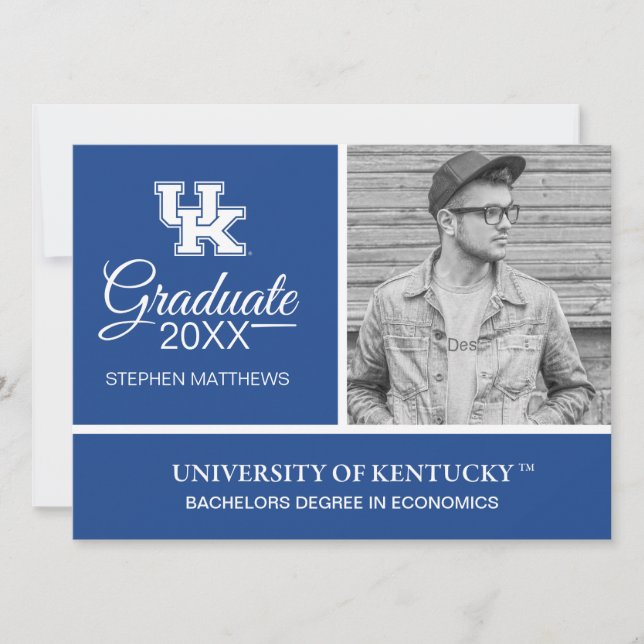 Invitation Université du Kentucky| Diplôme (Devant)