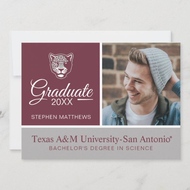 Invitation Université Texas A&M de San Antonio | Jaguars (Devant)