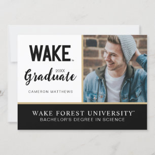 Invitation Université Wake Forest   Marque verbale Wake
