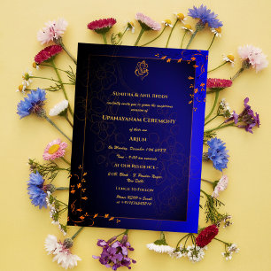 Invitation Upanayanam aka Hindu Holy Thread Janeu Cérémonie