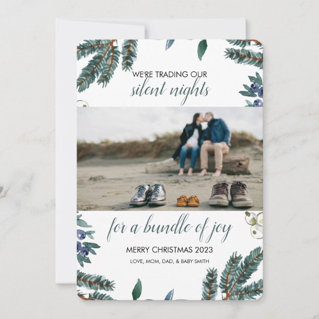 Invitation Vacances bébé (Devant)