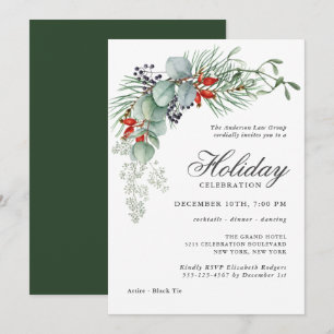 Invitation Vacances Botanique Verdure Corporate Party