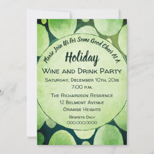 Invitation Vacances Cheer Vins et Boissons