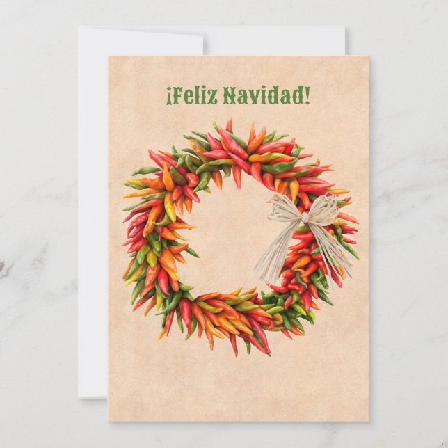 Invitation Vacances de Noël dans le sud-ouest du Chili (Devant)