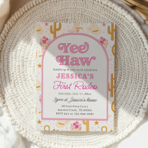 Vacheresse Rose Premier Rodéo Fille 1er Anniversai