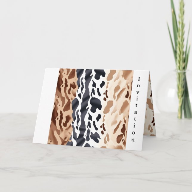 Invitation Vachette mariage agricole Imprimer 6 (Devant)