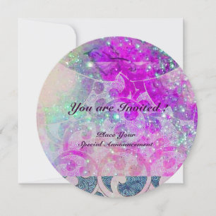 INVITATION VAGUES BLEU TURQUOISES ROPLES ABSTRAITES DANS LES 