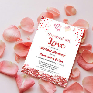 Invitation Valentin arbre de coeur Fête des mariées d'arc