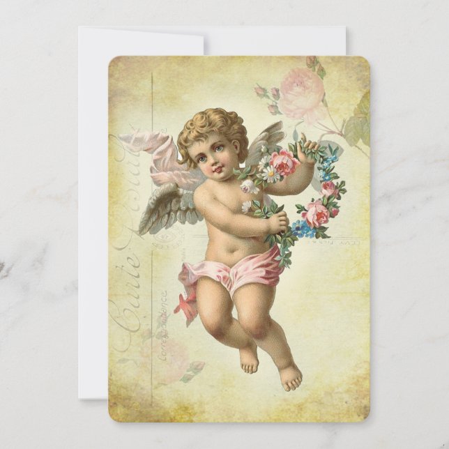 Invitation Valentine Cherub (Devant)