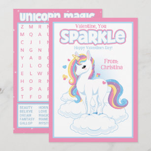 Invitation Valentine You Sparkle Classroom Saint-Valentin