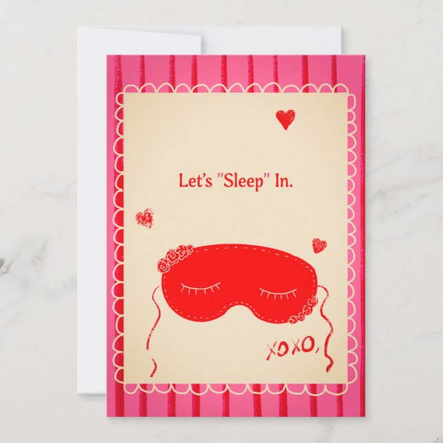 Invitation Valentines Day Card (Devant)