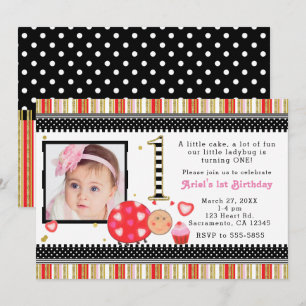 Invitation Valentines Jour 1er Anniversaire Fête Photo Invita