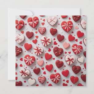 Invitation Valentines jour papeterie mignonne