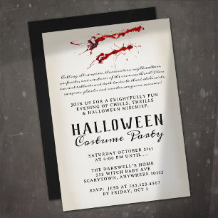Invitation Vampire Halloween