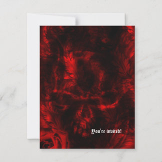 Invitation Vampire Roses