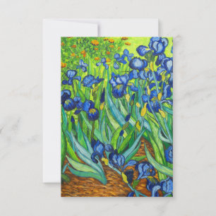 Invitation Van Gogh Irises
