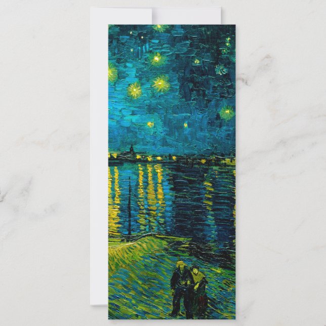 Invitation Van Gogh Nuit étoilée sur le Rhône (Devant)