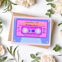 Vaporwave des années 90 Pastel Cassette Anniversai