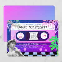 Vaporwave Futur Funk Cassette Anniversaire