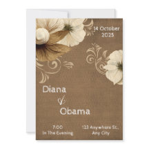 Vase marron et beige antique