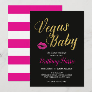Invitation Vegas Party