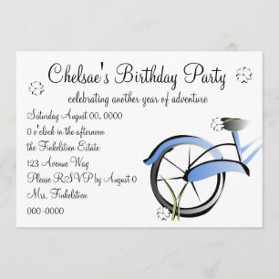 Invitation Vélo Daisy