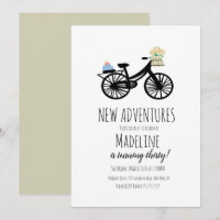Vélos vintages Anniversaire Gâteau Floral N'import