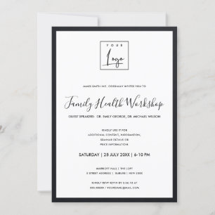 INVITATION VELVET DE SOIE NOIR & BLANC VOTRE ATELIER ÉVÉNEMEN