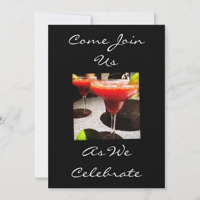INVITATION VENEZ NOUS REJOINDRE EN FÊTE DE NOTRE FÊTE (N'IMPO (Devant)