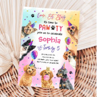 Venez Séjour Restez Pawty Animaux Chien Fête d'ann