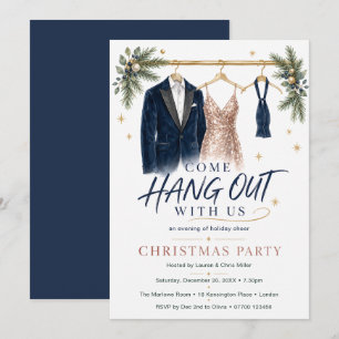 Invitation Venez vous joindre à notre fête de Noël formelle B