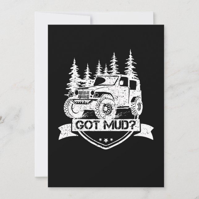 Invitation Venin de Got Mud Dirt Hill Off Racing Sports Road (Devant)
