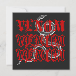 Invitation Venom est l'arme du serpent